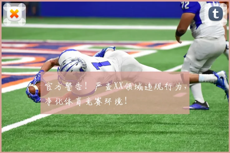 官方警告!严查XX领域违规行为,净化体育竞赛环境!