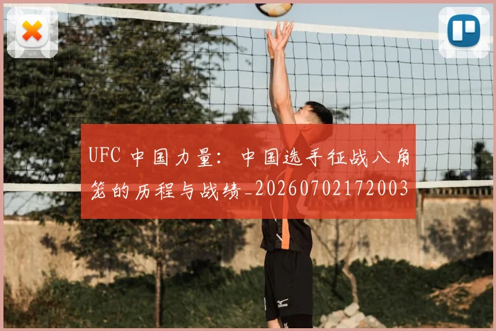 UFC 中国力量:中国选手征战八角笼的历程与战绩_20260702172003